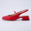 imageCUSHIONAIRE Womens Gogo Round Toe Mary Jane Dress Shoe Memory Foam Wide Widths AvailableRed