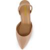 imageCUSHIONAIRE Womens Petula Sling Back Dress Pump Memory Foam Wide Widths AvailableNude