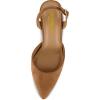 imageCUSHIONAIRE Womens Petula Sling Back Dress Pump Memory Foam Wide Widths AvailableTan Suede