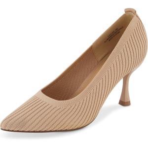 imageCUSHIONAIRE Womens Encore Knit Dress Pump with Memory Foam Padding Wide Widths AvailableNude