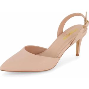imageCUSHIONAIRE Womens Petula Sling Back Dress Pump Memory Foam Wide Widths AvailableBlush