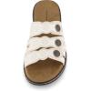 imageCUSHIONAIRE Womens Barret comfort sandal with Comfort Foam and Wide Widths AvailableWhite