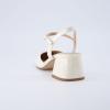 imageCUSHIONAIRE Womens Dancer Round Toe Block Heel Dress Shoe Memory Foam Wide Widths AvailableCream Patent