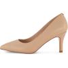 imageCUSHIONAIRE Womens Halsey Dress Pump with Comfort Wide Widths AvailableBeige