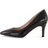 imageCUSHIONAIRE Womens Halsey Dress Pump with Comfort Wide Widths AvailableBlack Patent