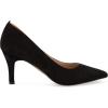 imageCUSHIONAIRE Womens Halsey Dress Pump with Comfort Wide Widths AvailableBlack Suede