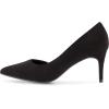 imageCUSHIONAIRE Womens Parma Dress Pump Memory Foam Wide Widths AvailableBlack Suede