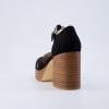 imageCUSHIONAIRE Womens Tizzy Mary Jane Platform Heels Memory Foam Wide Widths AvailableBlack Microsuede