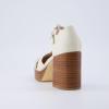 imageCUSHIONAIRE Womens Tizzy Mary Jane Platform Heels Memory Foam Wide Widths AvailableCream Nappa