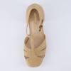 imageCUSHIONAIRE Womens Tizzy Mary Jane Platform Heels Memory Foam Wide Widths AvailableSand Nubuck