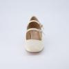 imageCUSHIONAIRE Womens Twiggy Mary Jane Dress Shoe Memory Foam Wide Widths AvailableCream Patent