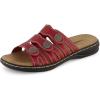 imageCUSHIONAIRE Womens Barret comfort sandal with Comfort Foam and Wide Widths AvailableWine