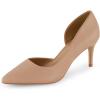 imageCUSHIONAIRE Womens Parma Dress Pump Memory Foam Wide Widths AvailableNude