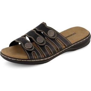 imageCUSHIONAIRE Womens Barret comfort sandal with Comfort Foam and Wide Widths AvailableBlack