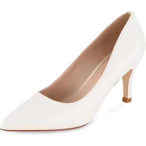 imageCUSHIONAIRE Womens Halsey Dress Pump with Comfort Wide Widths AvailableWhite