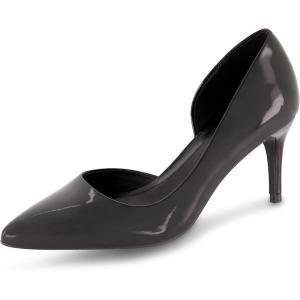 imageCUSHIONAIRE Womens Parma Dress Pump Memory Foam Wide Widths AvailableBlack Patent