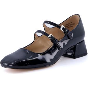 imageCUSHIONAIRE Womens Twiggy Mary Jane Dress Shoe Memory Foam Wide Widths AvailableBlack Patent
