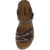 imageCUSHIONAIRE Womens Bartel comfort footbed Sandal with ComfortBlack