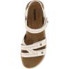 imageCUSHIONAIRE Womens Bartel comfort footbed Sandal with ComfortWhite