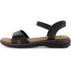 imageCUSHIONAIRE Womens Bloom comfort sandal with Comfort Foam and Wide Widths AvailableBlack