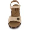 imageCUSHIONAIRE Womens Bloom comfort sandal with Comfort Foam and Wide Widths AvailableNude