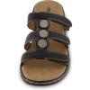 imageCUSHIONAIRE Womens Bowen Comfort Footbed Sandal with Adjustable Straps and ComfortBlack