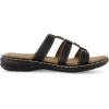 imageCUSHIONAIRE Womens Bowen Comfort Footbed Sandal with Adjustable Straps and ComfortBlack
