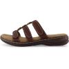 imageCUSHIONAIRE Womens Bowen Comfort Footbed Sandal with Adjustable Straps and ComfortBrown