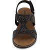 imageCUSHIONAIRE Womens Briar comfort sandal Comfort FoamBlack