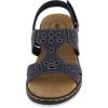 imageCUSHIONAIRE Womens Briar comfort sandal Comfort FoamNavy