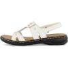 imageCUSHIONAIRE Womens Briar comfort sandal Comfort FoamWhite