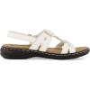 imageCUSHIONAIRE Womens Briar comfort sandal Comfort FoamWhite
