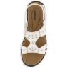 imageCUSHIONAIRE Womens Briar comfort sandal Comfort FoamWhite