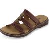 imageCUSHIONAIRE Womens Bowen Comfort Footbed Sandal with Adjustable Straps and ComfortBrown