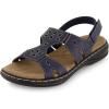 imageCUSHIONAIRE Womens Briar comfort sandal Comfort FoamNavy