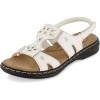 imageCUSHIONAIRE Womens Briar comfort sandal Comfort FoamWhite