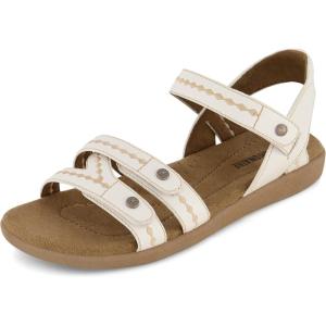 imageCUSHIONAIRE Womens Bartel comfort footbed Sandal with ComfortWhite