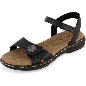 imageCUSHIONAIRE Womens Bloom comfort sandal with Comfort Foam and Wide Widths AvailableBlack