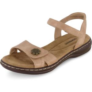 imageCUSHIONAIRE Womens Bloom comfort sandal with Comfort Foam and Wide Widths AvailableTaupe