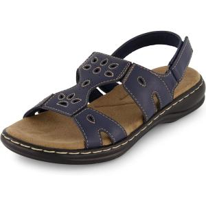 imageCUSHIONAIRE Womens Briar comfort sandal Comfort FoamNavy