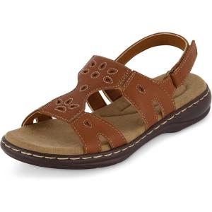 imageCUSHIONAIRE Womens Briar comfort sandal Comfort FoamWhiskey