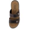 imageCUSHIONAIRE Womens Betsy comfort footbed slide Sandal with adjustable straps and ComfortBlack