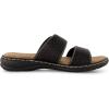 imageCUSHIONAIRE Womens Betsy comfort footbed slide Sandal with adjustable straps and ComfortBlack