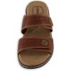 imageCUSHIONAIRE Womens Betsy comfort footbed slide Sandal with adjustable straps and ComfortBrown