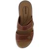 imageCUSHIONAIRE Womens Betsy comfort footbed slide Sandal with adjustable straps and ComfortBrown