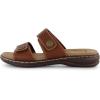 imageCUSHIONAIRE Womens Betsy comfort footbed slide Sandal with adjustable straps and ComfortBrown
