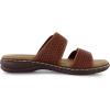 imageCUSHIONAIRE Womens Betsy comfort footbed slide Sandal with adjustable straps and ComfortBrown