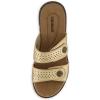 imageCUSHIONAIRE Womens Betsy comfort footbed slide Sandal with adjustable straps and ComfortGold