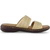 imageCUSHIONAIRE Womens Betsy comfort footbed slide Sandal with adjustable straps and ComfortGold