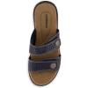imageCUSHIONAIRE Womens Betsy comfort footbed slide Sandal with adjustable straps and ComfortNavy